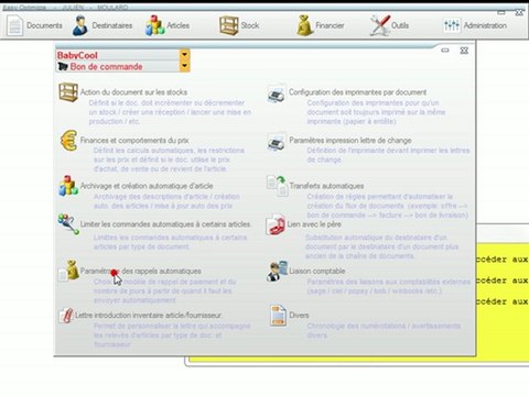 Documents - Optimizze: Limiter les commandes automatiques à certains articles - Comportement en détail - ERP - v16