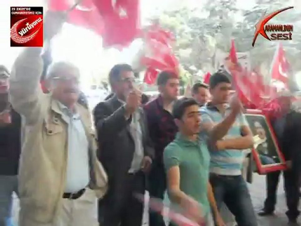 KARAMANLI 29 EKİM CUMHURİYETİMİZ İÇİN YÜRÜYORUZ