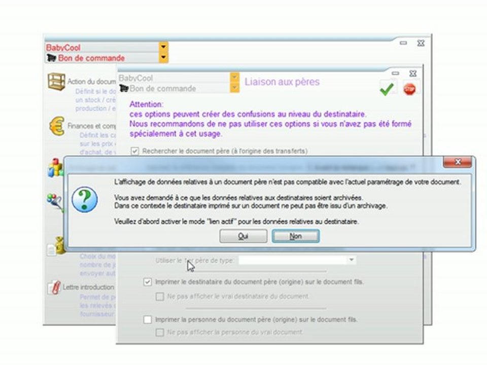Documents - Optimizze: Liaison aux pères - Comportement en détail - ERP - v16