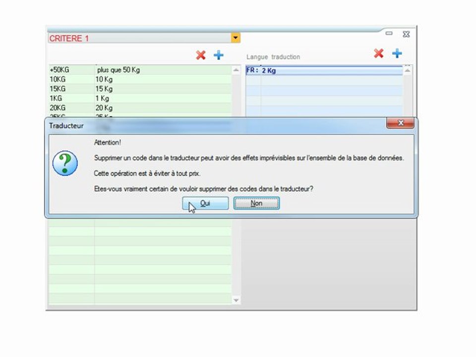 Divers - Optimizze: Suppression d'un élément - ERP - v16