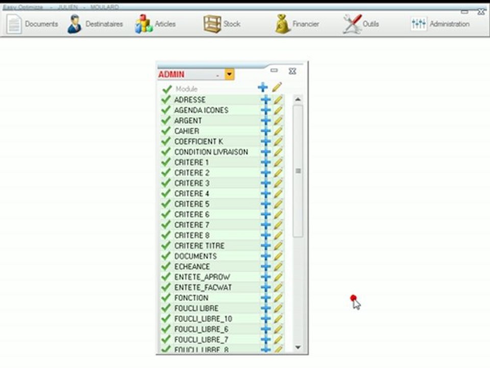 Sécurité - Optimizze: Divers - ERP - v16