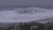 Hurricane Sandy: Thrill seekers head to the ocean