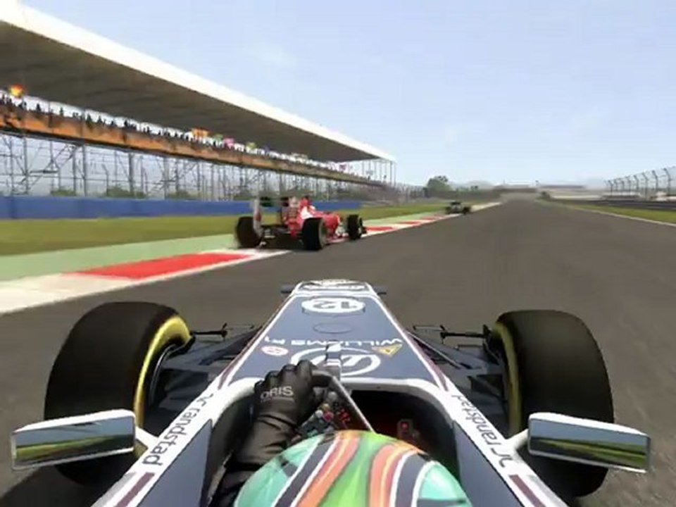 F1 2011 - GP d'Inde - Kier vs Massa (1) en onboard