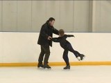 Danse sur glace : Solène et Jean-Hans, élèves du ROC