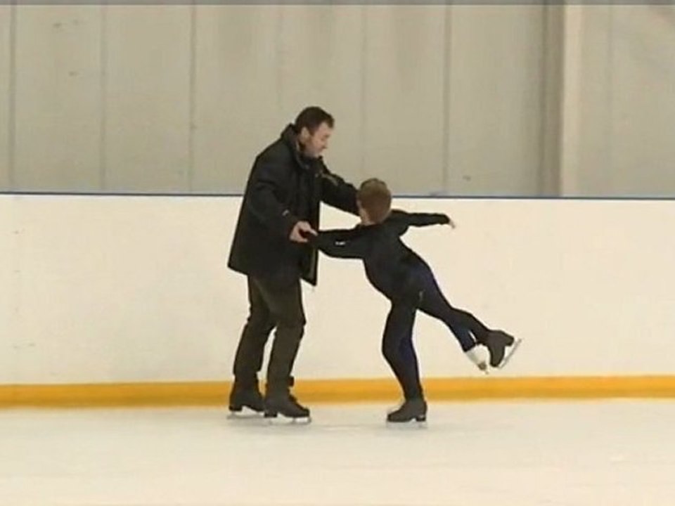Danse sur glace : Solène et Jean-Hans, élèves d...
