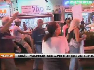 Israël: Manifestations contre les migrants africains