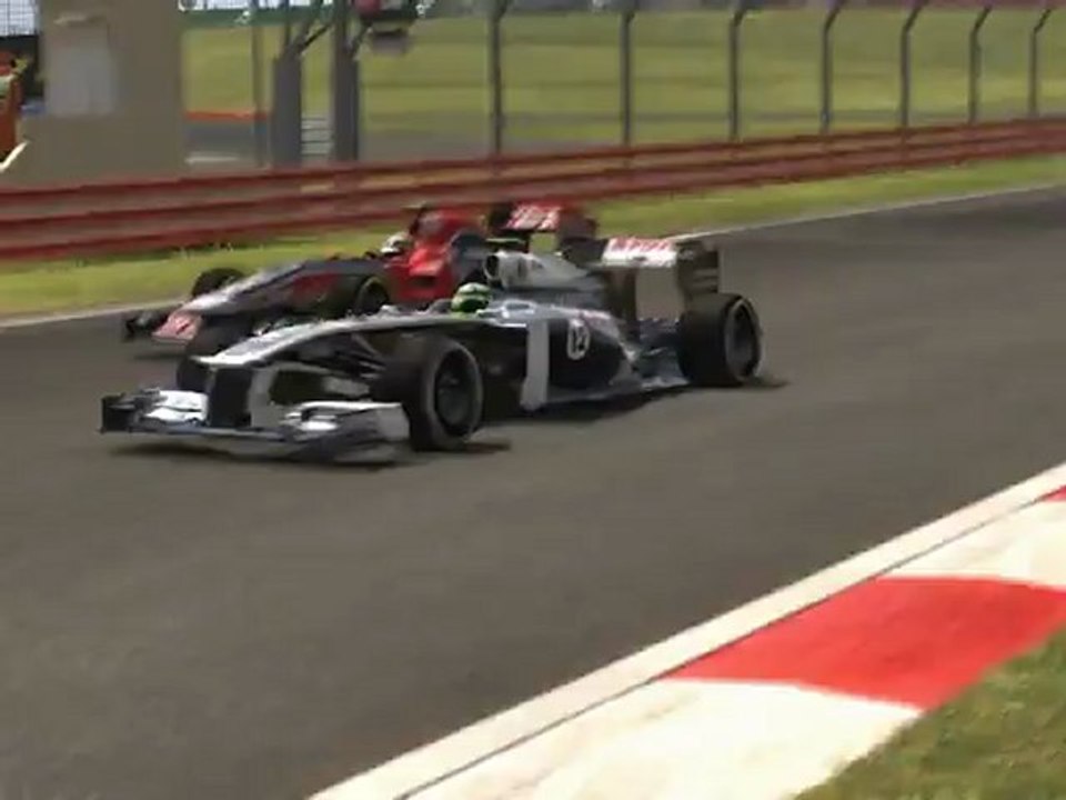 F1 2011 - GP d'Inde - Dépassement osé sur retardataire (1)