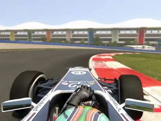 F1 2011 - GP d'Inde - Dépassement osé sur retardataire (2) en onboard