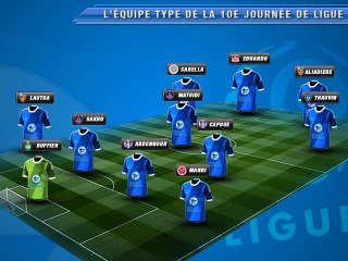 L'équipe type de la 10e journée de Ligue 1 !