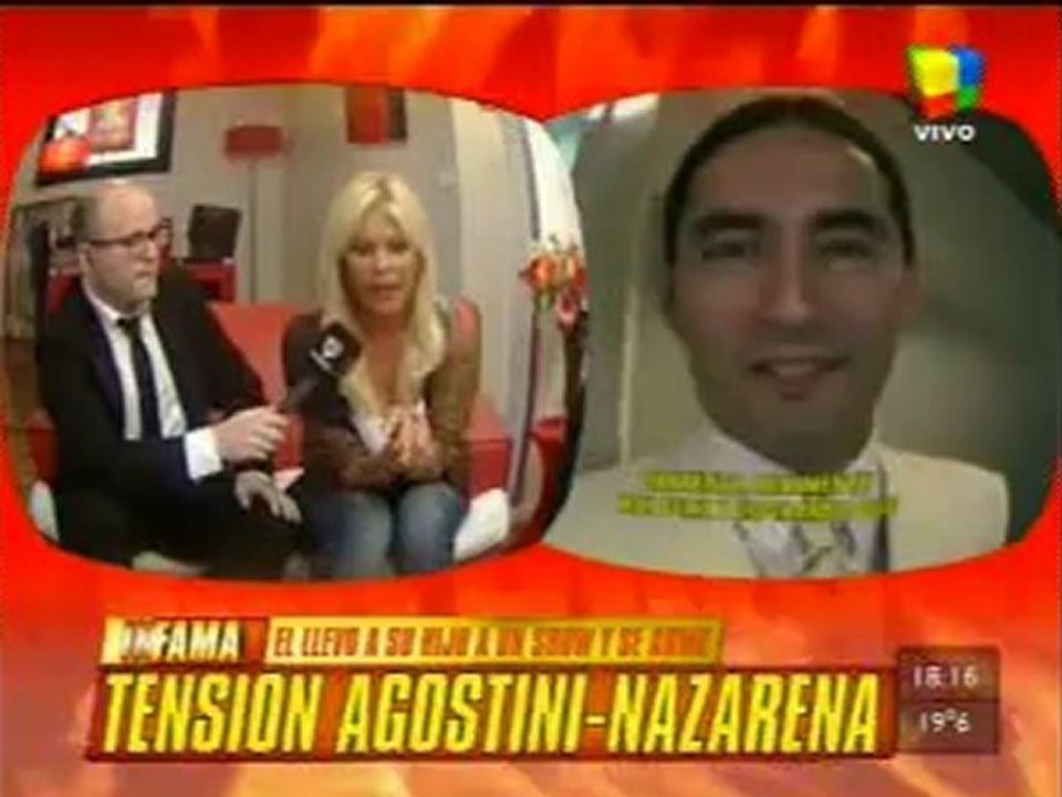 Pronto.com.ar Nazarena Vélez le responde a Agostini