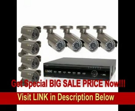 Q-See QT426-803-5 16 Channel H.264 Sleek DVR System with 8 Weatherproof CCD Cameras and Remote Monitoring