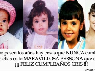 Cristina Pedroche Felicitación Cumpleaños 2012