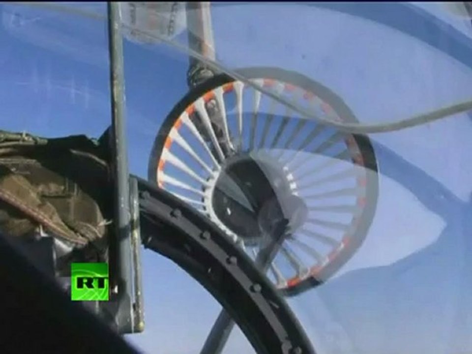 Video of French Mirage 2000 fighter jets in mid-air refuel over Libya