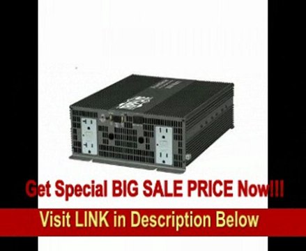 Tripp Lite PV3000GFCI Heavy Duty Inverter 3000W 12V DC to AC 120V 5-15R GFCI 4 Outlet