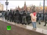 Video of Moscow football riots as outraged fans clash with police