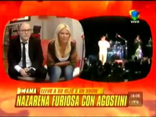 Nazarena polémica con Agostini