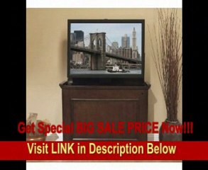 Elevate Espresso TV Lift Cabinet