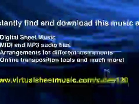 Edward Grieg's In the Hall of the Mountain King solo piano sheet music - Video Score