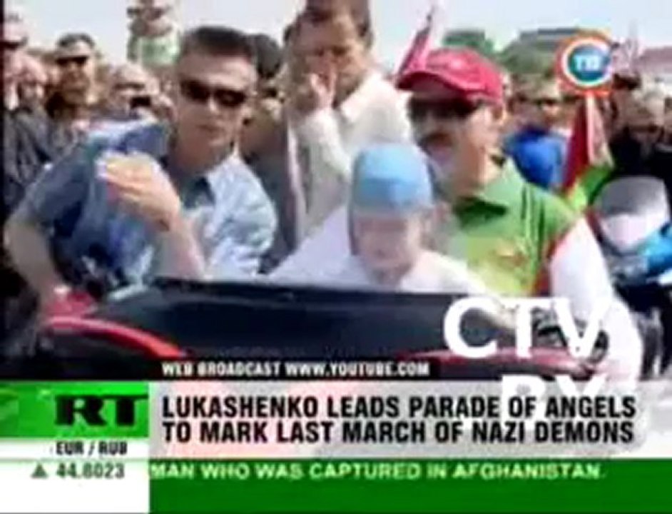 Belarus president goes two-wheeled