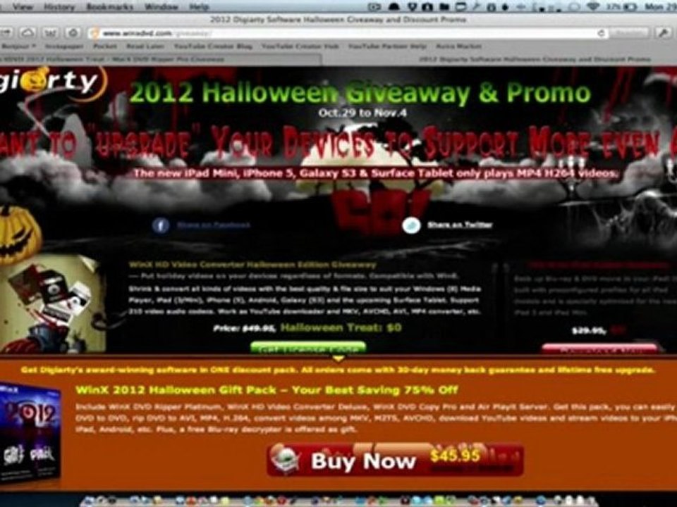 DVD Ripper Pro Giveaway (Mac OSX and Windows) for Halloween