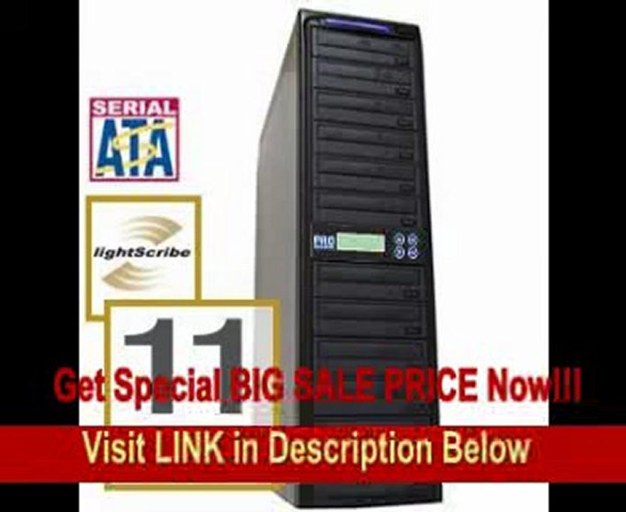 Produplicator 1-11 Lightscribe Burner 24X CD DVD Duplicator