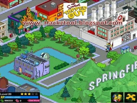 The Simpsons Tapped Out - Building Springfield w Free Donuts