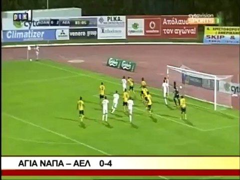 Αγία Νάπα-ΑΕΛ 0-4: Γκολ και φάσεις