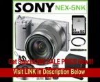 Sony NEX-5NK/S 16.1MP Compact Interchangeable Lens Digital Camera in Silver with 18-55mm Lens + Sony E-Mount SEL16F28 16mm f/2.8 Wide-Angle Lens + 32GB SDHC + Sony Remote Commander + Sony Case + Lens Filter + Accessory Kit