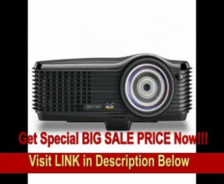 ViewSonic PJD7383 XGA 1024x768 Ultra Short Throw DLP Projector - 3000 Lumens, 3000:1 DCR, 120Hz/3D Ready, 10W Speakers