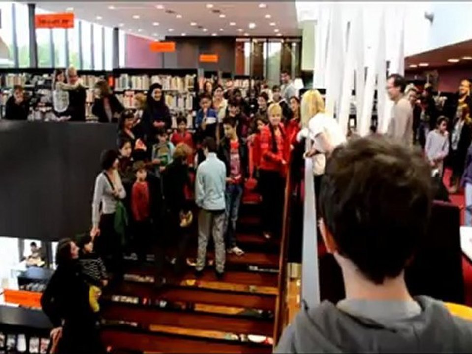 Happening à la médiatheque d'Alfortville