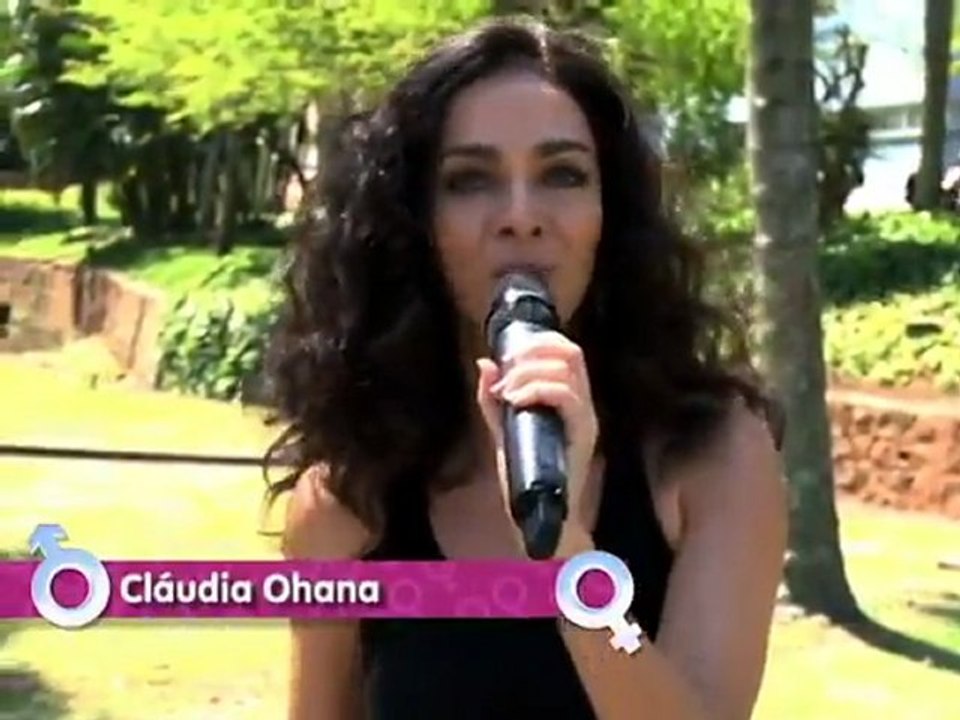 Cláudia Ohana em Guerra dos Sexos - Bastidores