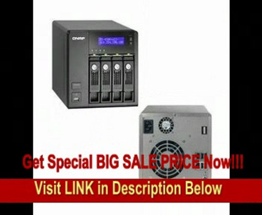 QNAP 4-Bay iSCSI SATA Dual-LAN Network Attached Storage TS-459-PRO+-US