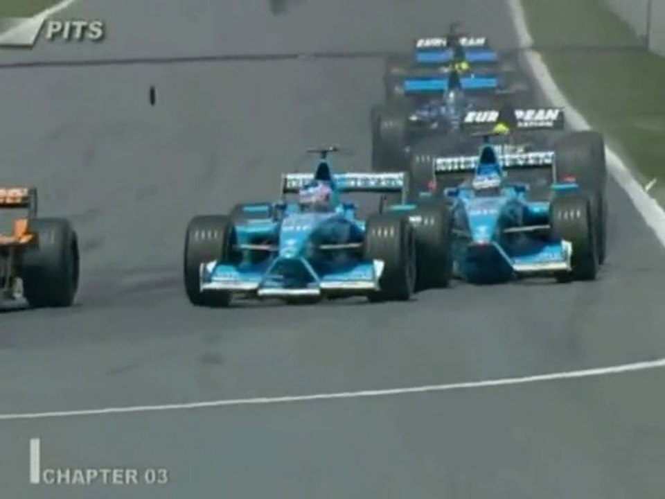 Button and Fisichella Crash in Canada 2001