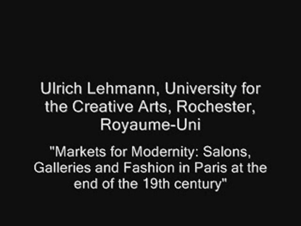 6.03.12 n°1 - Séminaire histoire de la mode et du vêtement - La mode : objet d'études ?
