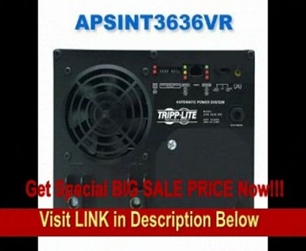 Tripp Lite APSINT3636VR Intl Inverter/Charger 3600W 36VDC-230VAC RJ45 30A Hardwired