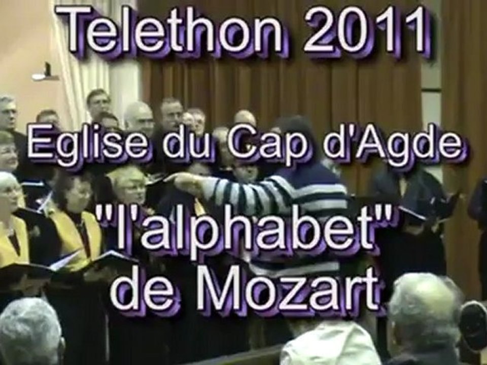 CAP d'AGDE - 2011 - Vidéo de de la Chorale ISOARDA de Béziers à l'église Saint BENOIT lors du TELETHON 2011