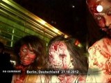 Zombies take to the streets of Berlin - no comment