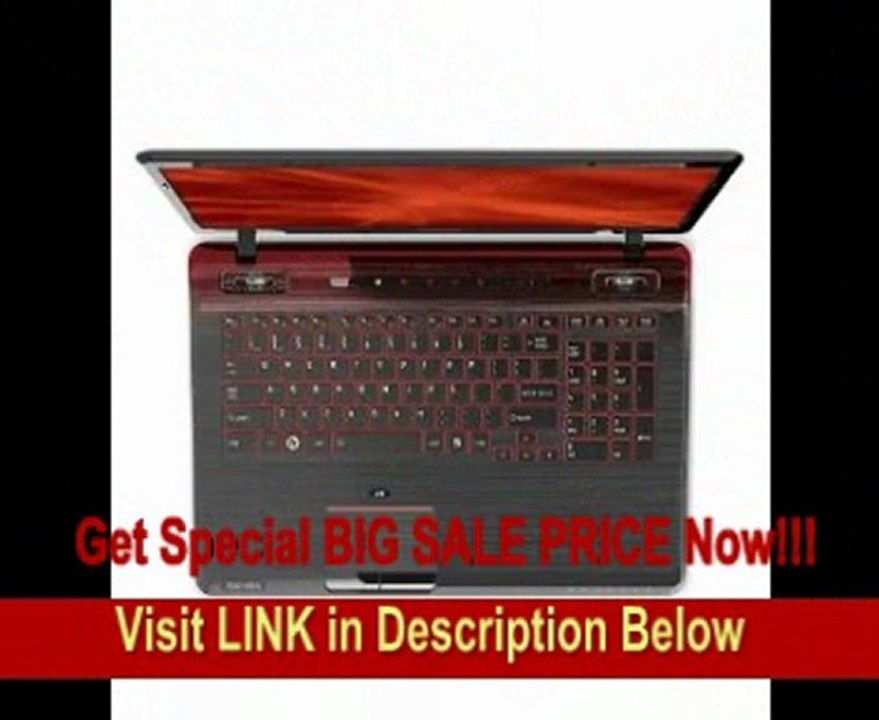 TOSHIBA Qosmio X775 Notebook EXTREME 16GB RAM (Intel Core i7 EXTREME second gen i7-2960XM Quad Processor - 2.70GHz with TURBO BOOST to 3.70GHz, 16 GB RAM, 256GB SSD and 1 TB Hard Drive 1256 GB total, BLU-RAY drive, harman/kardon AUDIO, 17.3-inch TruB