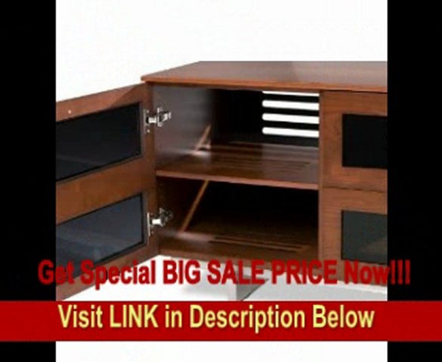 BDI Avion 8929 Quad Wide Enclosed Cabinet - Natural Stained Cherry