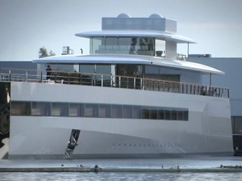 Les images du bateau de Steve Jobs en construction
