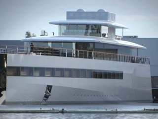 Les images du bateau de Steve Jobs en construction