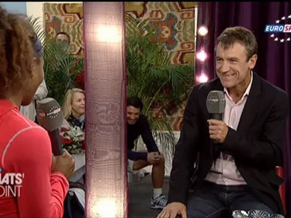 Mats point: One to One Serena Williams