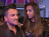 Peter Andre and Emily MacDonagh all loved up