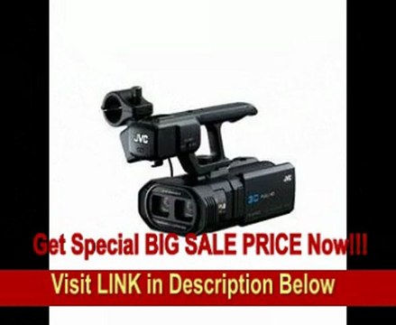 JVC ProHD GY-HMZ1U 3D Digital Camcorder - 3.5 - Touchscreen LCD - CMOS - Full HD - Black (GY-HMZ1U)