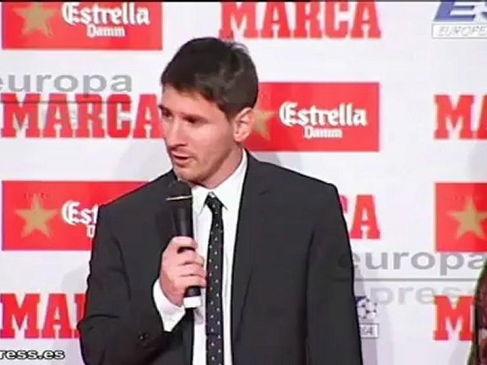 Messi dedica la Bota de Oro a todo el equipo