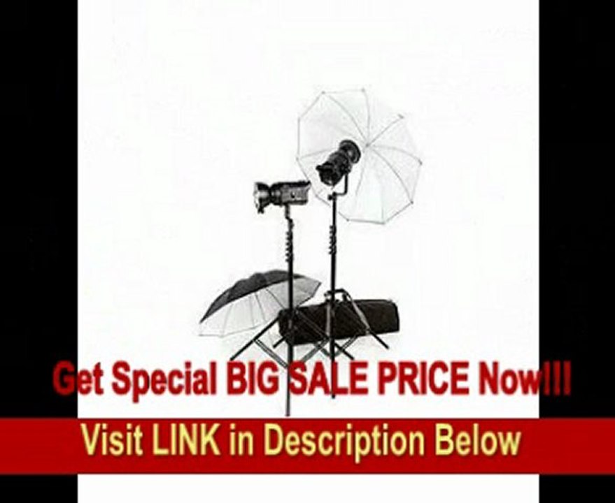 Bowens Gemini 400/400 Umbrella Studio Kit, with Two 400 watt Second Monolights, Umbrellas, Stands and Carry Bag