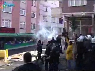 Okmeydanı'nda çatışma görüntüleri