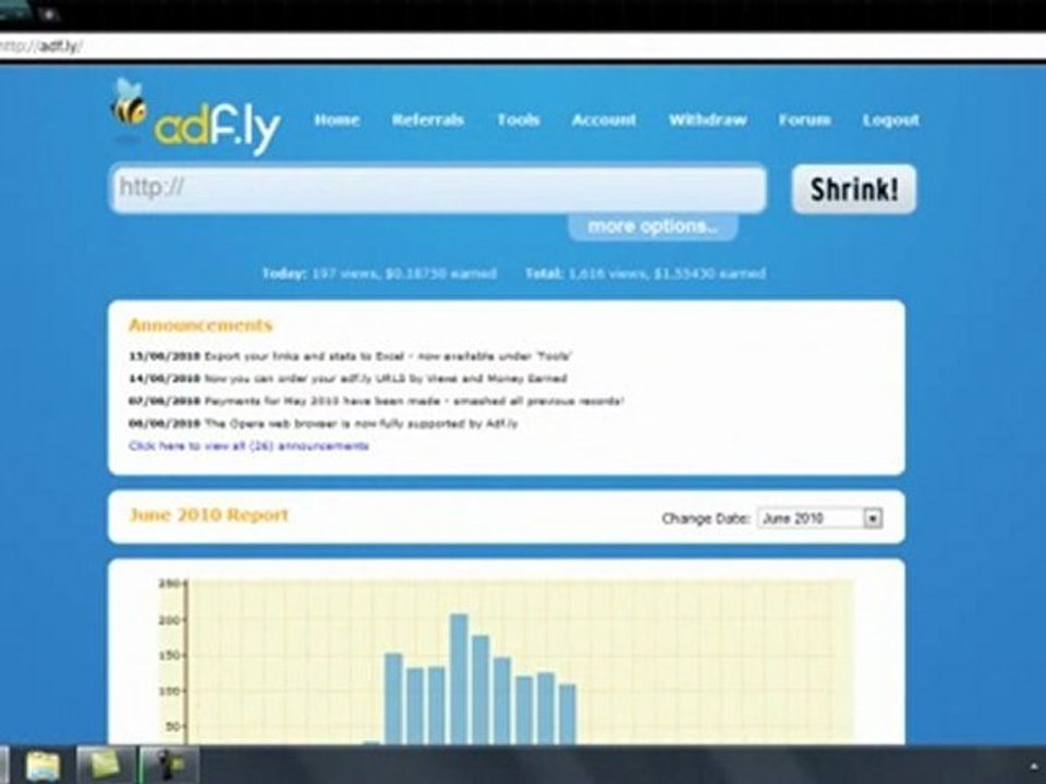 Adf.ly - Earn Free Cash Easily