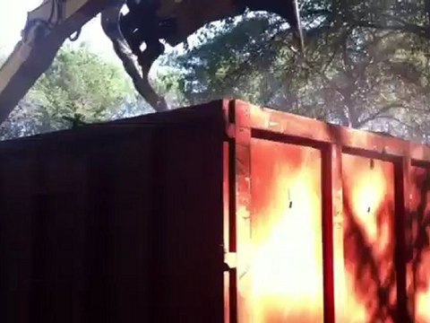 les pelleteuses en action à Notre-Dame-des-Landes