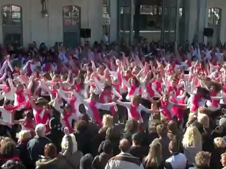 FlashMob pour Octobre Rose